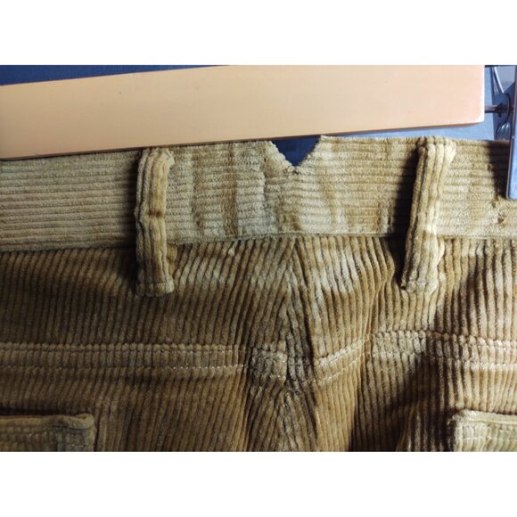 Snover Men’s Tan Corduroy Chino Pants Straight Leg Stretch Casual NWT - Picture 8 of 10